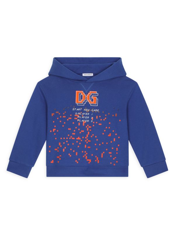 Dolce&Gabbana Little Kid's & Kid's Bluette Logo Sweatshirt